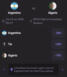 Argentina Algeria Stats Hub