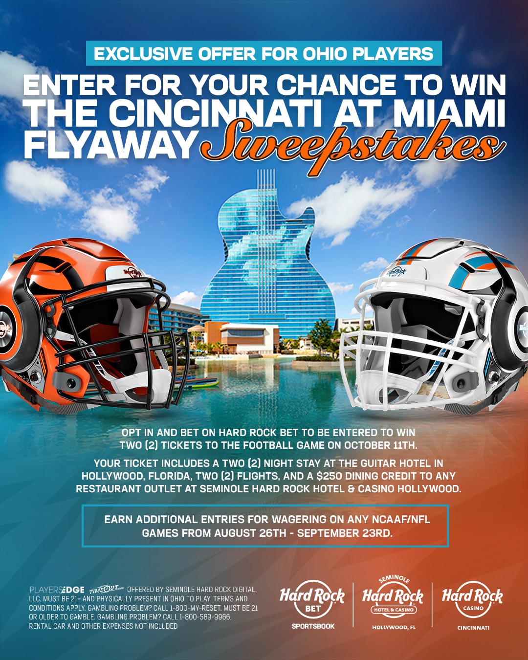 Win a trip to miami with hard rock bet