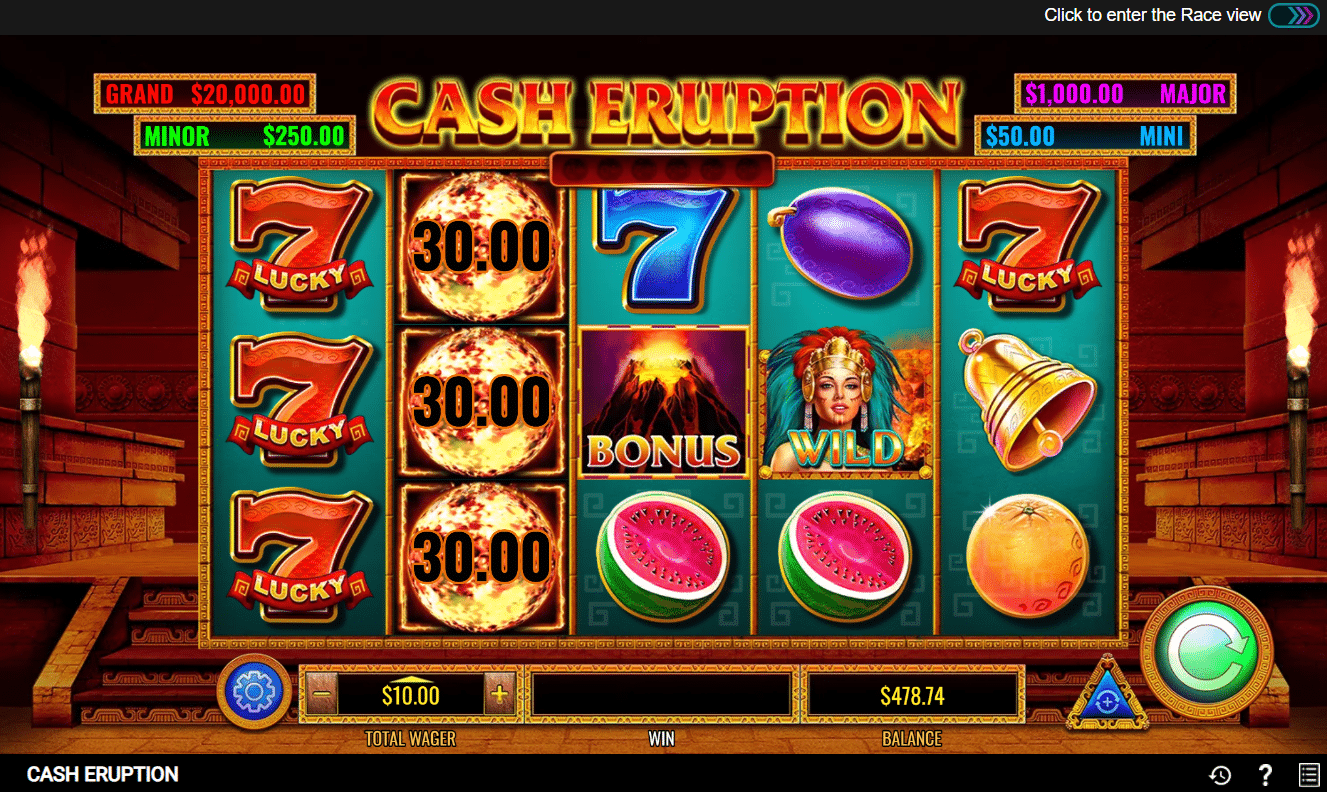 Cash Eruption powered by Past Motor Racing