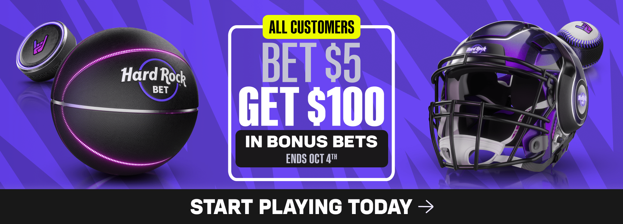 All customers Bet $5 Get $100 in bonus bets in game bonus powered by past motor racing